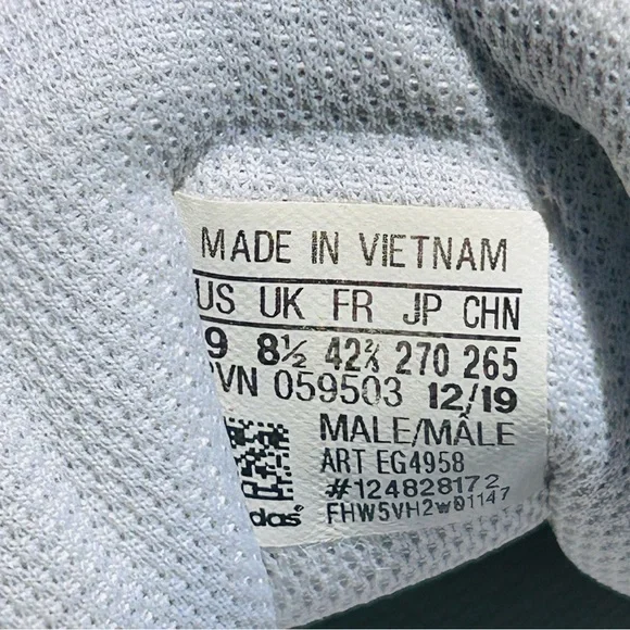 Adidas Superstar Shell toes White Black striped Woman’s 9 sneakers Preowned - Picture 9 of 9